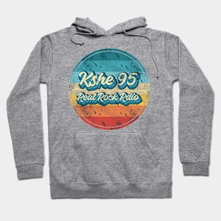 Kshe 95 Real Rock Radio T shirt Hoodie